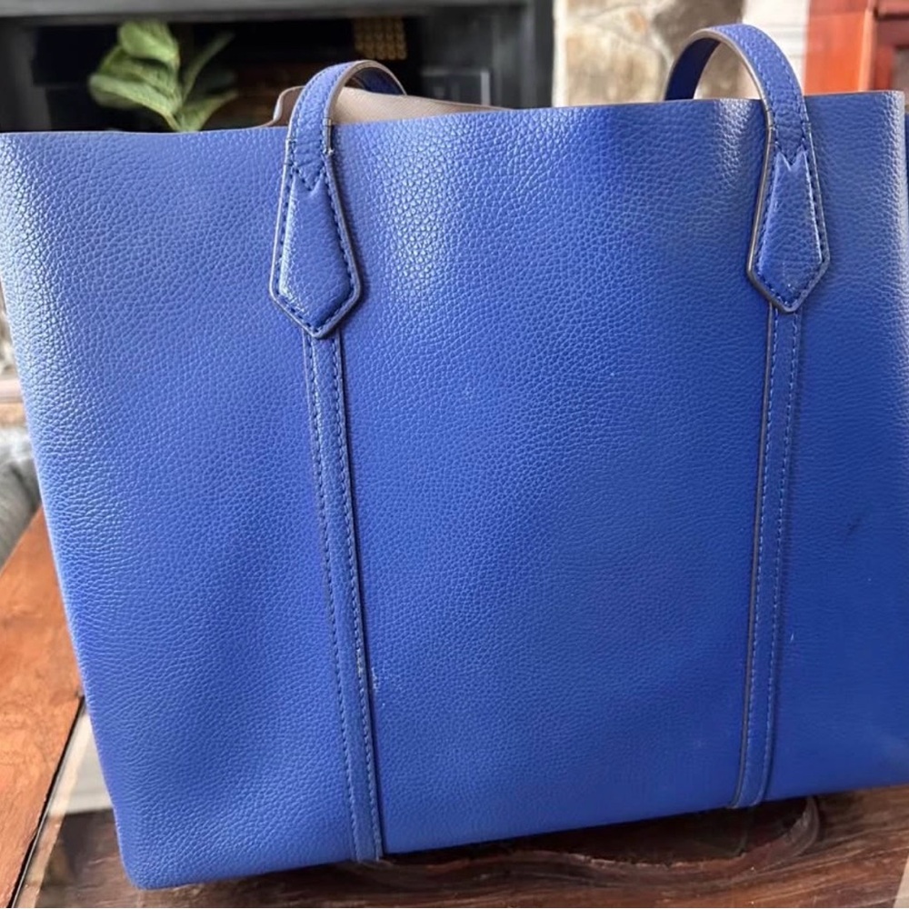 Tory Burch Royal Blue Tote - Picture 6 of 9